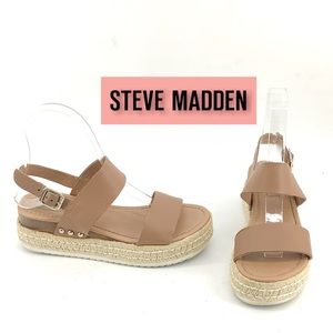 STEVE MADDEN ESPADRILLE SANDALS SIZE 6.5